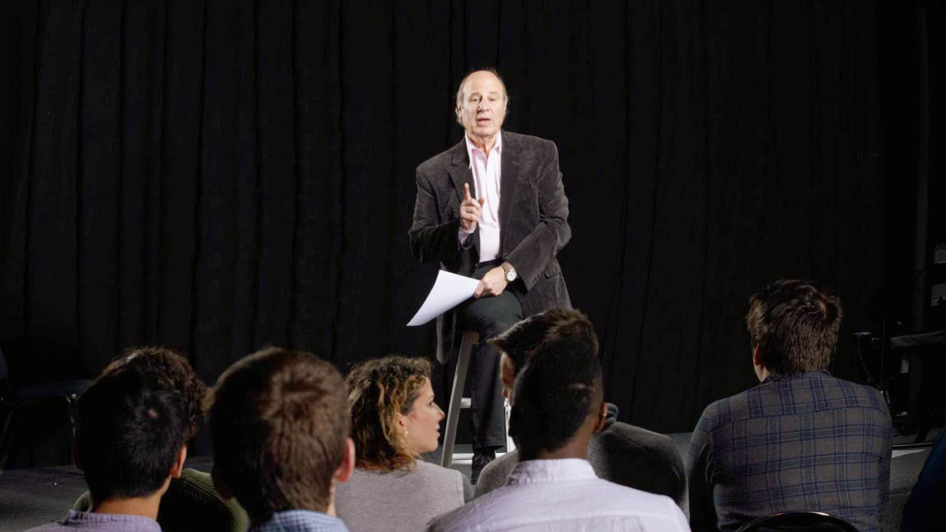 Steve Lipman teaching